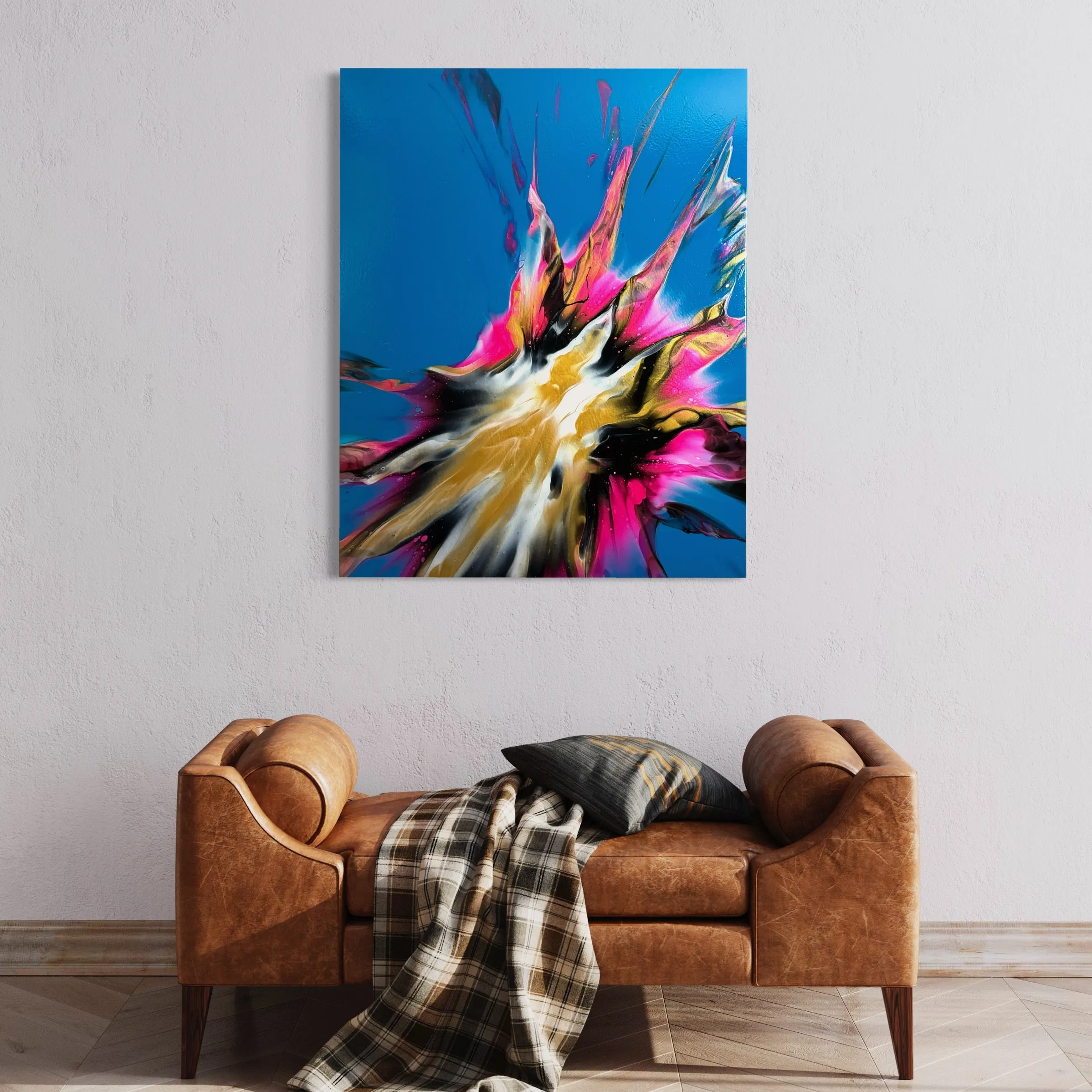 “Vibrant star” 100x80cm