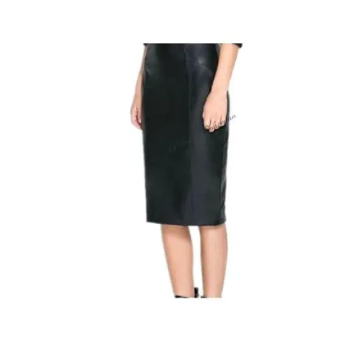 Vintage Vegan Leather Skirt