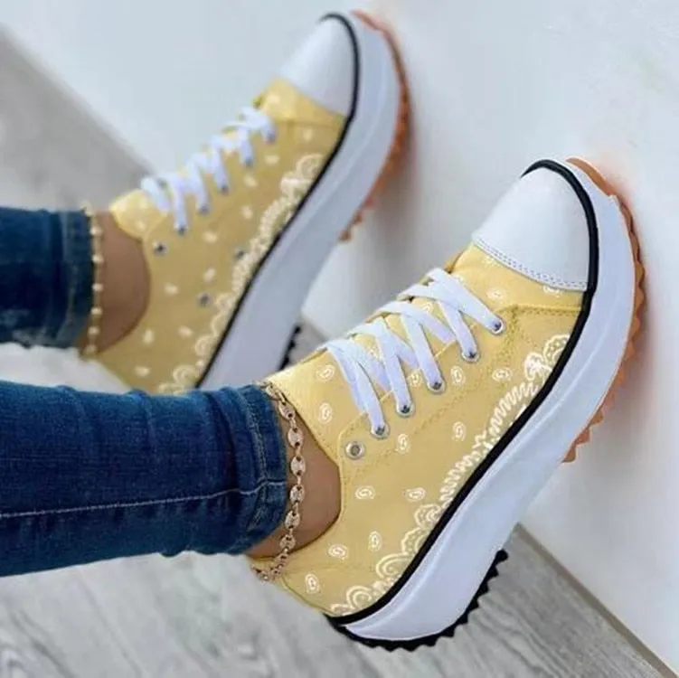 Wishing On Dandelions Mid-Top Sneakers