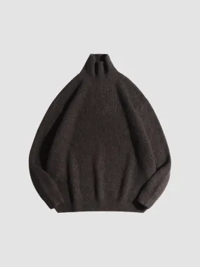 WLS Maillard Neutral Turtleneck Sweater