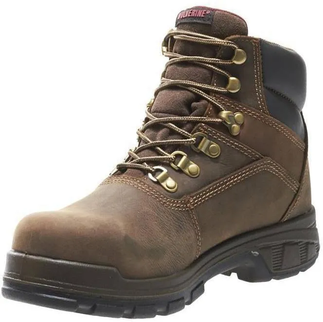 Wolverine Men's Cabor EPX 6" Comp Toe WP Work Boot - Brown - W10314