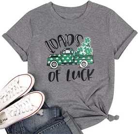 Women Loads of Luck T-Shirt St Patrick's Day Shirt