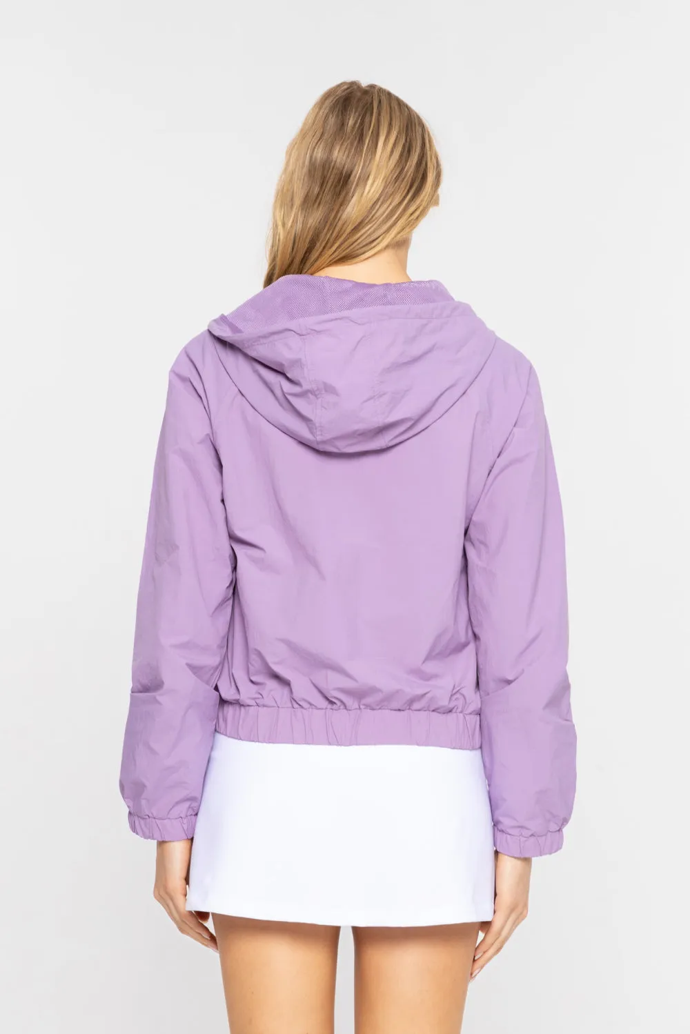 Women's Mono B | Water Resistant Windbreaker Jacket | Purple Orchid